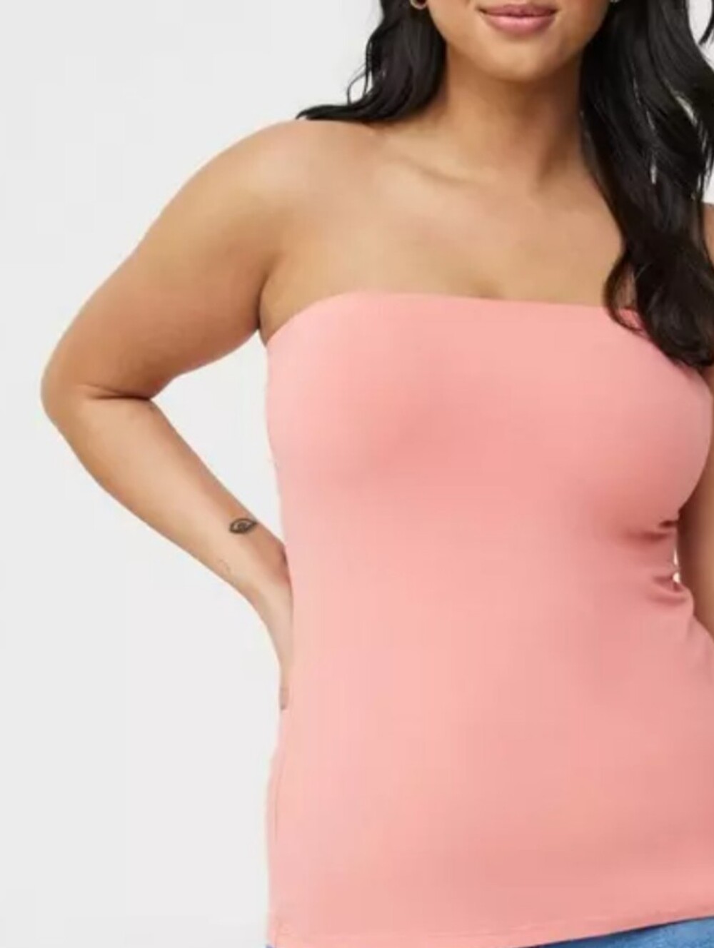 Torrid Strapless Tube Top - Pink, SZ 00X, NWT